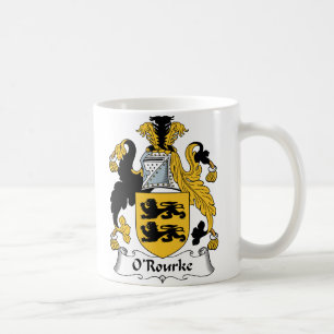 O'Rourke-Familienwappen Kaffeetasse