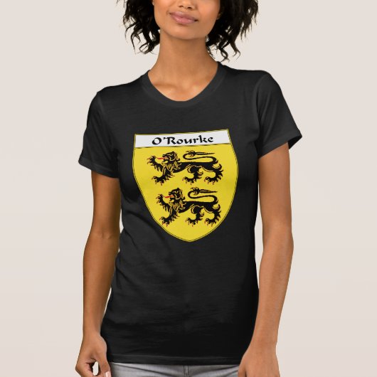 O'Rourke-Wappen/Familienwappen T-Shirt (Vorderseite)