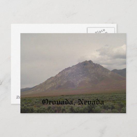 Orovada, Nevada Postkarte (Vorne/Hinten)
