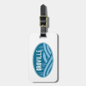 Oroville California Außenbereich Gepäckanhänger (Vorderseite vertikal)