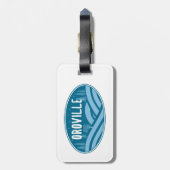 Oroville California Außenbereich Gepäckanhänger (Rückseite vertikal)