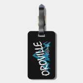 Oroville California Mountains Gepäckanhänger (Rückseite vertikal)