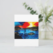 Oroville Colors Postkarte (Stehend Vorderseite)