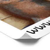 Orphan Baby Orangutan Poster (Ecke)