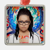 Orphan Black | Cosima Niehaus - Geek Chic Ornament Aus Metall (Vorne)