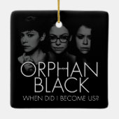 Orphan Black | Drei Sestras Silhouette Keramikornament (Rückseite)