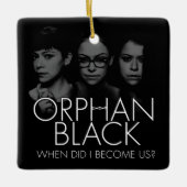 Orphan Black | Drei Sestras Silhouette Keramikornament (Vorderseite)