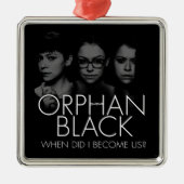 Orphan Black | Drei Sestras Silhouette Ornament Aus Metall (Vorne)