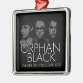Orphan Black | Drei Sestras Silhouette Ornament Aus Metall (Links)
