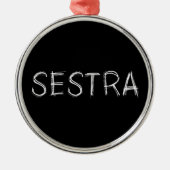 Orphan Black | Helena - Sestra Ornament Aus Metall (Vorne)