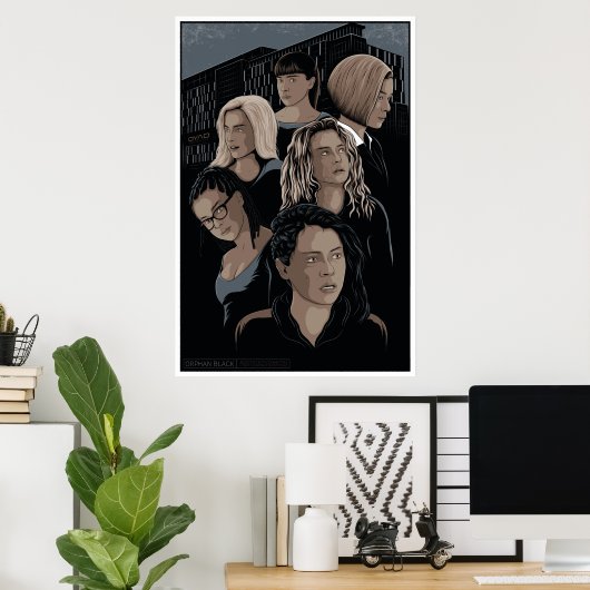 Orphan Black Illustriert Poster (Heimbüro)