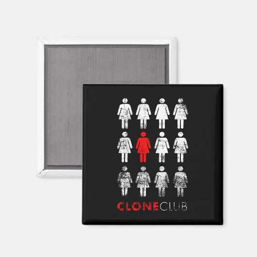 Orphan Black | Leda Clone Club Magnet (Vorderseite/Rückseite)