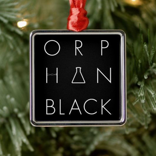Orphan Black | Logo-Gitter Ornament Aus Metall (Baum)