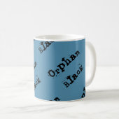 Orphan Black Not sed Schriftart Tilted Muster Kaffeetasse (VorderseiteRechts)