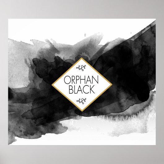 Orphan Black Watercolor Poster (Vorne)