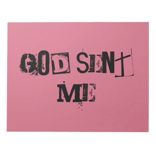 Orphan Black Zitat Gott schickte mir Allison Notizblock (Vorderseite)