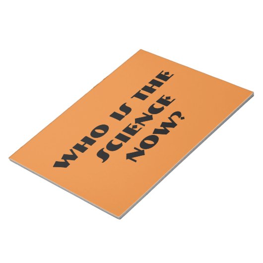 Orphan Black Zitat, wer ist die Wissenschaft? Notizblock (angewinkelt)