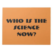 Orphan Black Zitat, wer ist die Wissenschaft? Notizblock (Vorderseite)