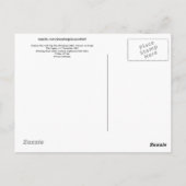 Orphan Man trinkt Kaffee, Vincent van Gogh Postkarte (Rückseite)