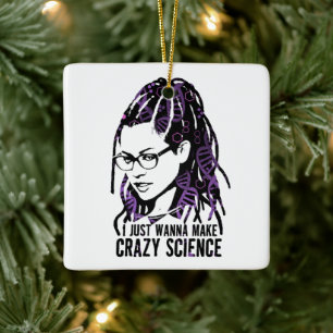 Orphan-Schwarz  Cosima - Crazy Science Keramikornament