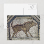 Orpheus bezaubert die Tiere Postkarte (Vorne/Hinten)