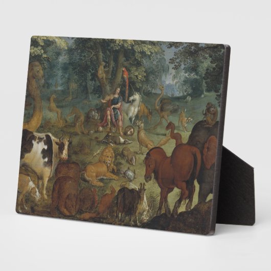 Orpheus Charming the Beasts (Öl auf Tafel) Fotoplatte (Seite)