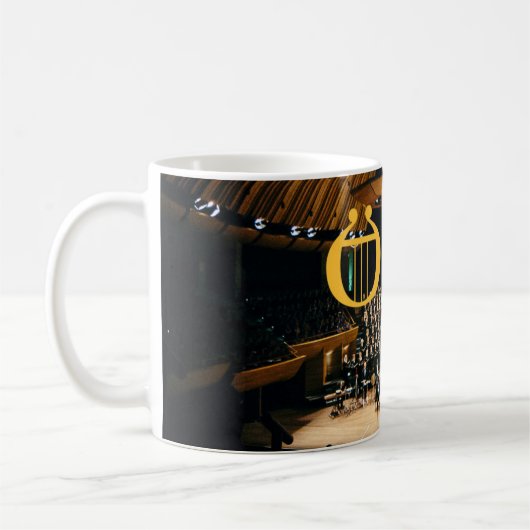 Orpheus Choir Wellington Logo-Tasse Kaffeetasse (Links)