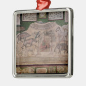 Orpheus, der die Tiere bezaubert Silbernes Ornament (Links)