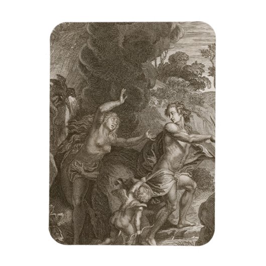 Orpheus, Eurydice aus der Hölle führen, blickt zur Magnet (Vertikal)