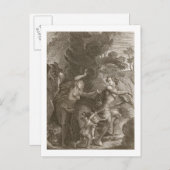 Orpheus, Eurydice aus der Hölle führen, blickt zur Postkarte (Vorne/Hinten)