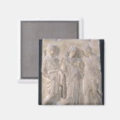 Orpheus, Eurydice und Hermes Magnet (Vorderseite/Rückseite)