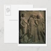 Orpheus, Eurydice und Hermes (Marmor) Postkarte (Vorne/Hinten)