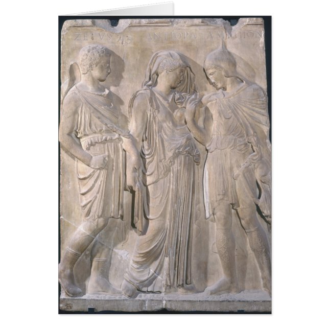 Orpheus, Eurydike und Hermes (Vorne)