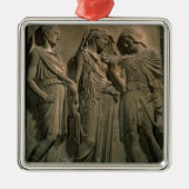 Orpheus, Eurydike und Hermes (Marmor) Silbernes Ornament (Vorne)