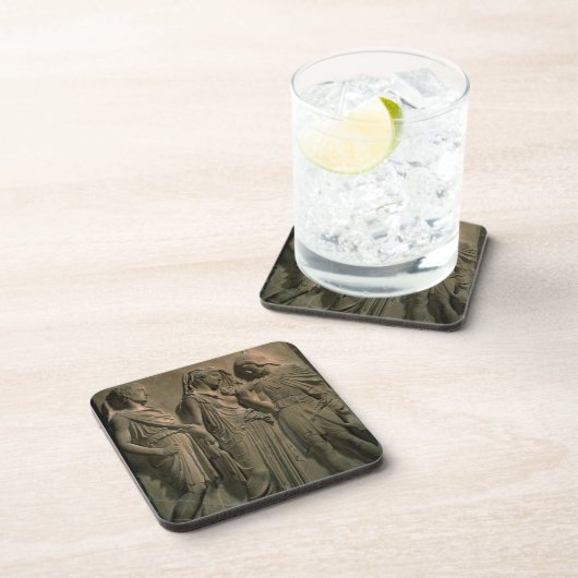 Orpheus, Eurydike und Hermes (Marmor) Untersetzer (Rechte Seite)