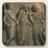 Orpheus, Eurydike und Hermes (Marmor) Untersetzer (Vorderseite)
