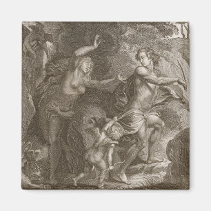 Orpheus, führende Eurydike aus Hölle heraus, Magnet