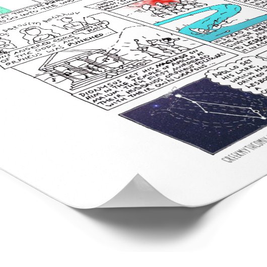 Orpheus - Graumythcomix-Streifen Poster (Ecke)