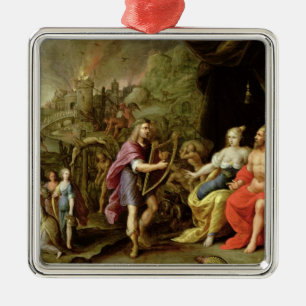 Orpheus in der Unterwelt Silbernes Ornament