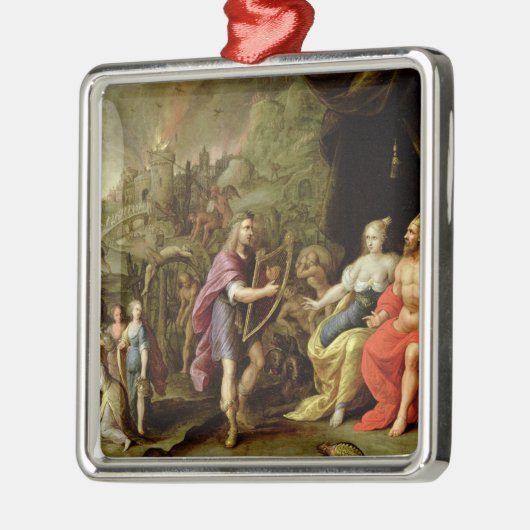 Orpheus in der Unterwelt Silbernes Ornament (Links)