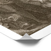 Orpheus, Leading Eurydice Out of Hell, Looks Back Poster (Ecke)