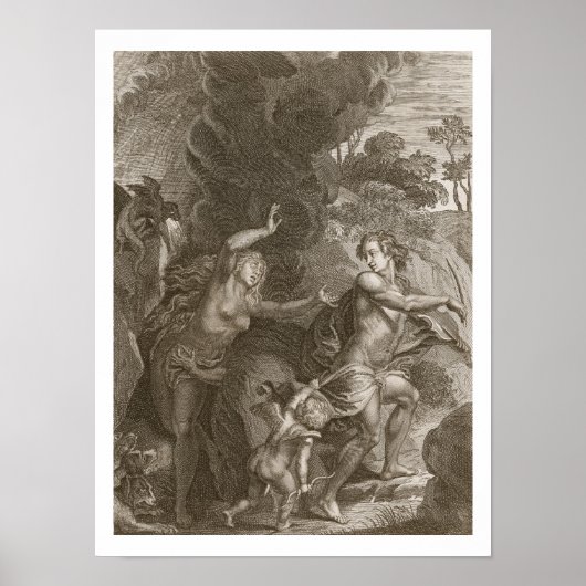 Orpheus, Leading Eurydice Out of Hell, Looks Back Poster (Vorne)