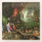 Orpheus mit einer Harfe, die zu Pluto spielt Glasuntersetzer (Vorderseite)