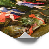 Orpheus mit Harfenspielen auf Pluto Poster (Ecke)