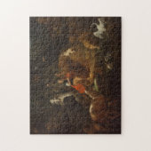 Orpheus mit Tieren in einer Landschaft, bis 1720 Puzzle (Vertikal)