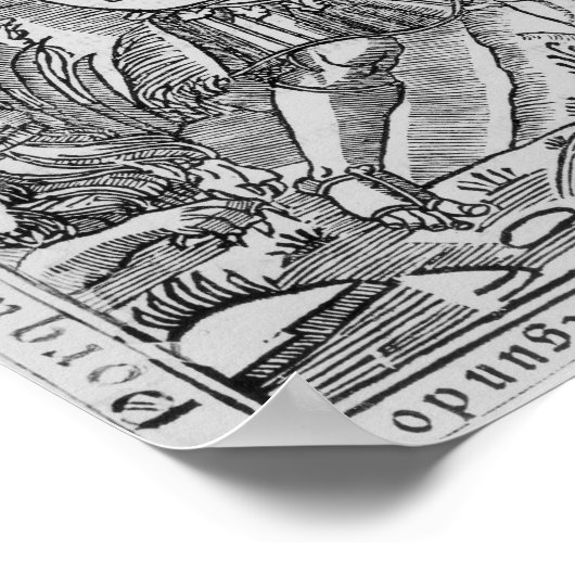 Orpheus Playing Poster (Ecke)