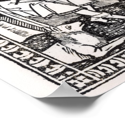 Orpheus Playing to the Animals, 1500 Poster (Ecke)