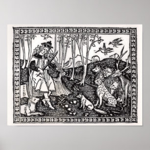 Orpheus Playing to the Animals, 1500 Poster
