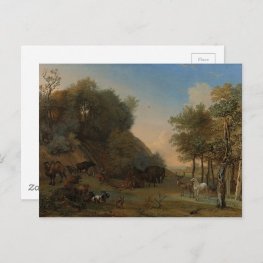 Orpheus und die Tiere Postkarte (Vorne/Hinten)