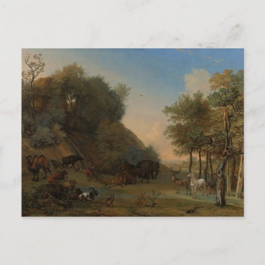 Orpheus und die Tiere Postkarte (Vorderseite)